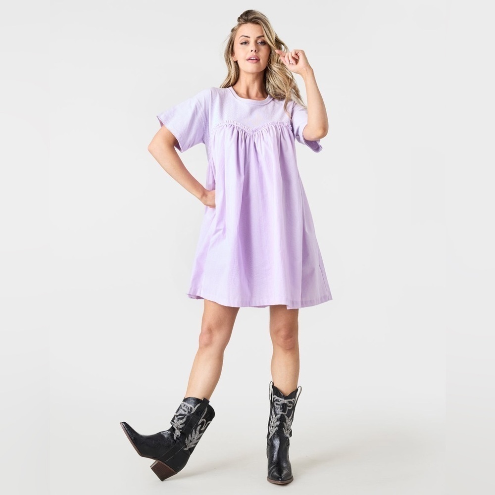 NWOT Camorta Mini Dress in two toned lilac